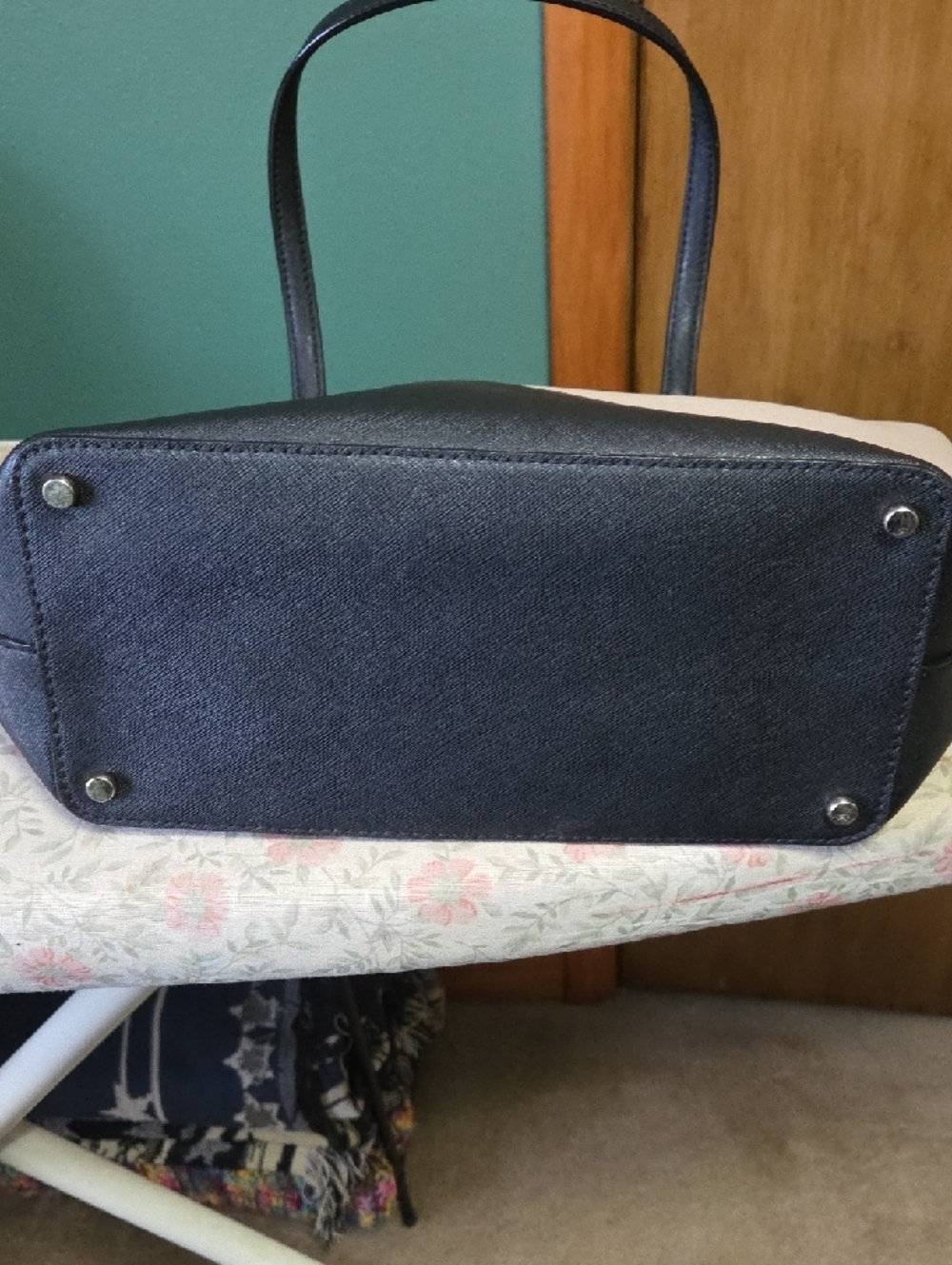 Kate Spade Black and Taupe Colorblock Tote Bag - Picture 5 of 5